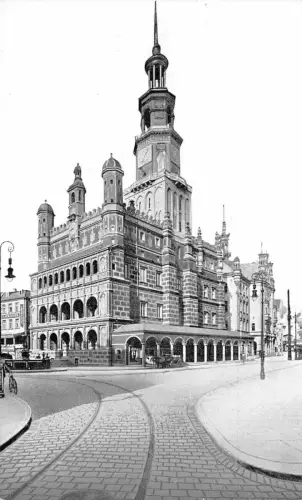 Posen Rathaus Postkarte Postkarte