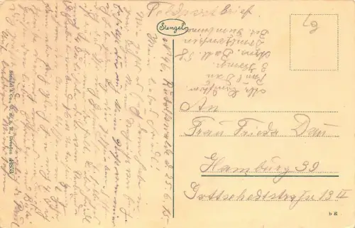 Gruss v. d. Masurischen Seen Canalpartie Feldpostkarte