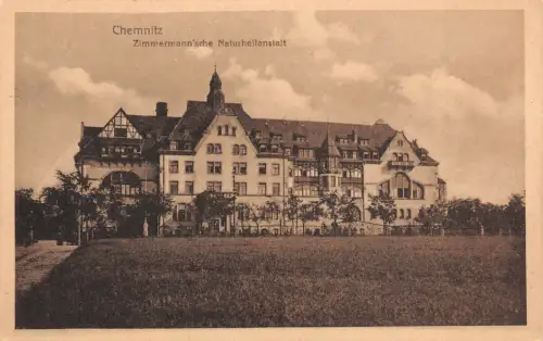Chemnitz Zimmermann'sche Naturheilanstalt AK