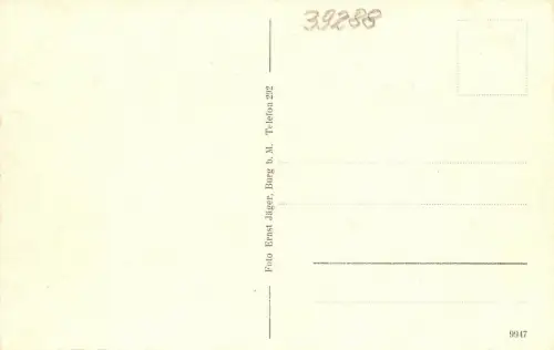 Konzert-Haus Burg b. M. Bes. Paul Basigkow Postkarte