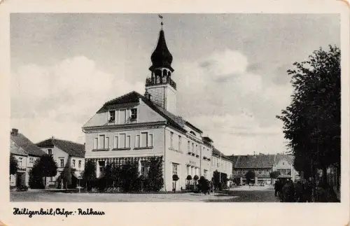Heiligenbeil Ostpr. Rathaus Postkarte