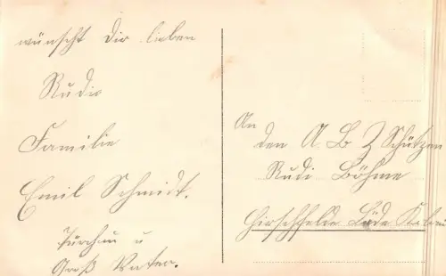 AK Schulanfang, kleines Mädchen mit Zuckertüte u. Tafel, Fotopostkarte