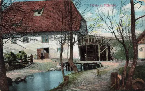 Mühle in Mühlfeld Młynisko Samland Ostpreussen Postkarte AK