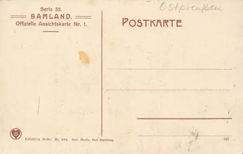 Mühle in Mühlfeld Młynisko Samland Ostpreussen Postkarte AK