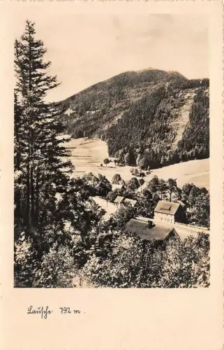 Zittauer Gebirge Die Lausche mit Waltersdorf Postkarte AK