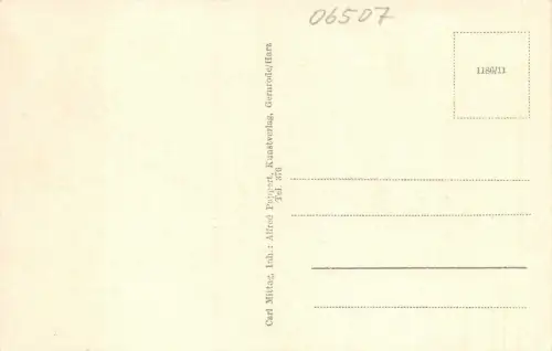 Gernrode-Harz Rathaus Postkarte