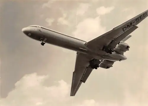 IF Interflug Turbinenluftstrahl-Verkehrsflugzeug IL 62 158 Sitzplätze AK