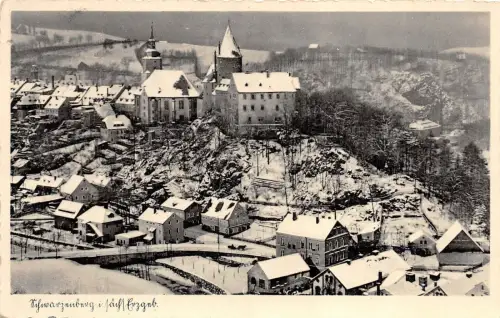 Schwarzenberg i. Erzgeb. Postkarte AK