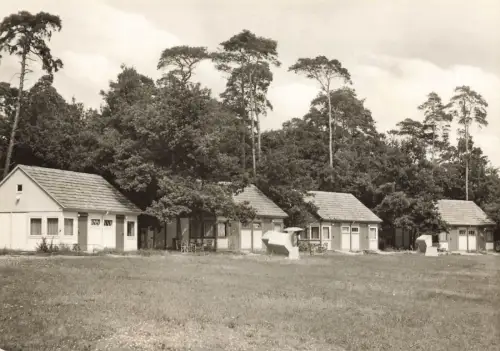 AK Berlin Rahnsdorf Internationales Urlauberdorf 1971 Berlin Müggelsee gelaufen