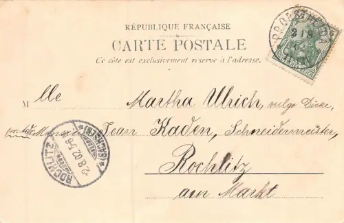 Terrasse St. Germain-en-Laye Postkarte AK 1902