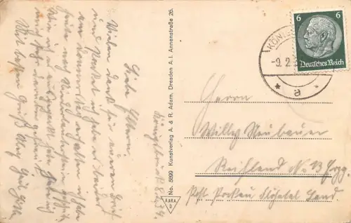 Königsbrück Sachsen Dopp. Komp. Bar. 13 Übungsplatz Postkarte 1934