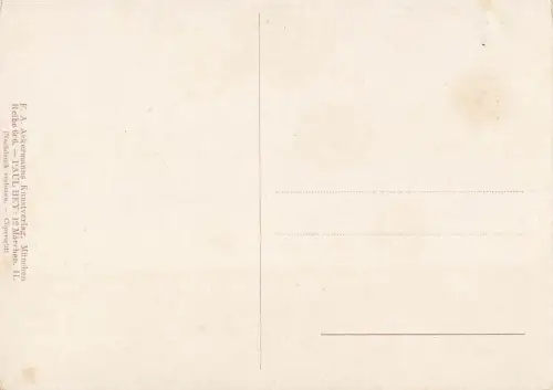 Paul Hey 12 Märchen " Der Froschkönig " Künstler Postkarte