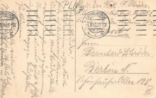 Ostseebad Swinemünde Kaiser-Friedrich-Seebrücke Postkarte AK 1914