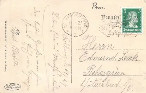 Ostseebad Kolberg Heimkehrender Schoner AK 1927