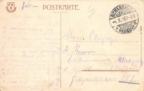 Frinztalmühle Polenztal Sächsische Schweiz Sachsen Postkarte AK 1916
