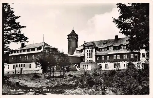 Keilber Klínovec Sudetengau Hotel Foto Postkarte 1938
