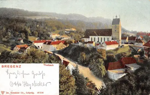 Bregenz Thalbach Postkarte AK 1903