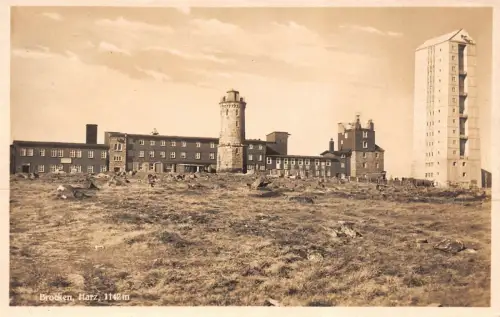 Brocken Harz 1142m Postkarte AK 1942