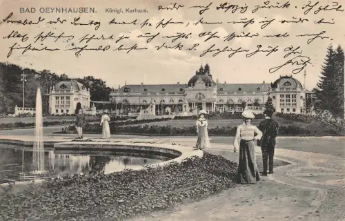 Bad Oeynhausen Königl. Kurhaus Postkarte 1910