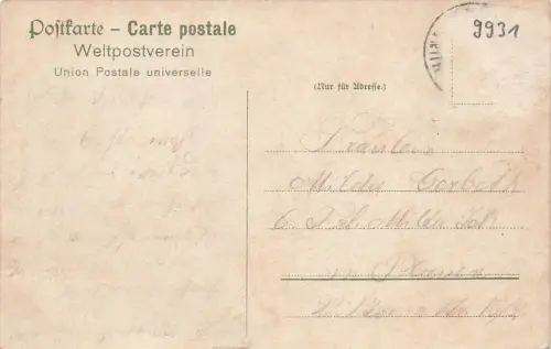 Gruss aus Hundsgrün Gasthof zur Haltestelle, Aalraun Mühle Vogtland Sachsen AK