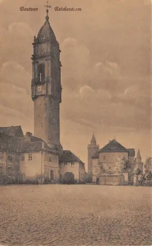 Bautzen Reichenturm Postkarte AK