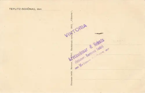 Teplitz-Schönau (Teplice) Emanationspavillon Kaiserin Elisabethbad Postkarte AK