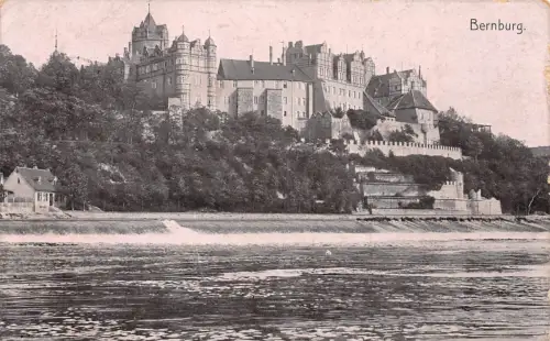 Bernburg Saale Schloss Feldpostkarte AK 1915