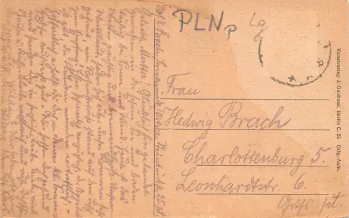 Swinemünde Blick auf das Herrenbad Postkarte AK