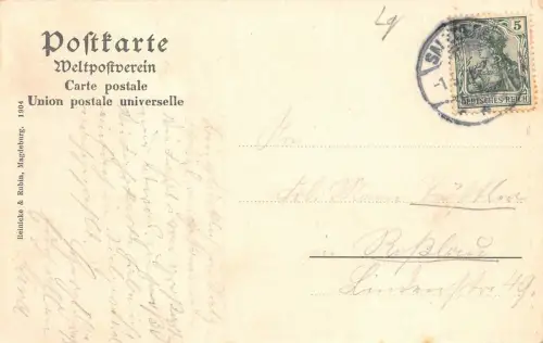 Salzwedel Schulplatz Postkarte