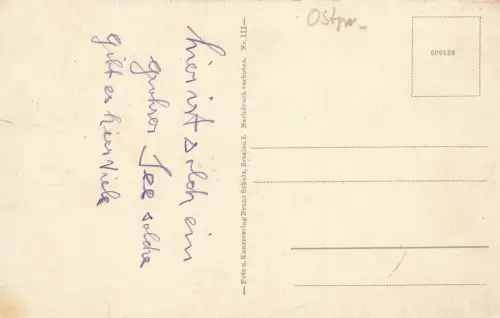 Partie am See Masurens Hauptstadt Lyck Ostpreussen Postkarte AK