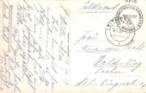 Leitmeritz a./Elbe Feldpostkarte AK 1939