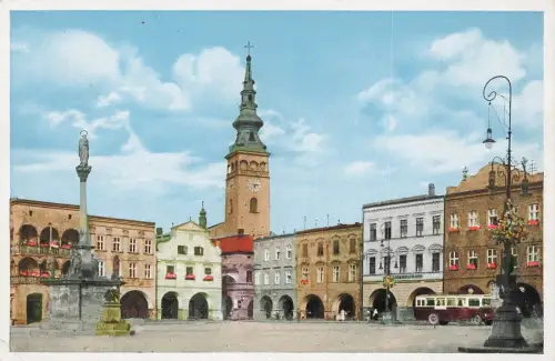 Neutitschein (Nový Jičín) Adolf Hitler-Platz Postkarte AK