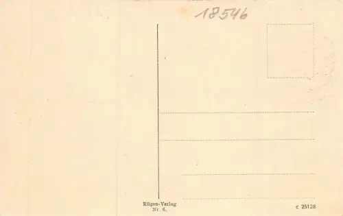 Saßnitz a. Rügen Blick von der Seebrücke Postkarte AK