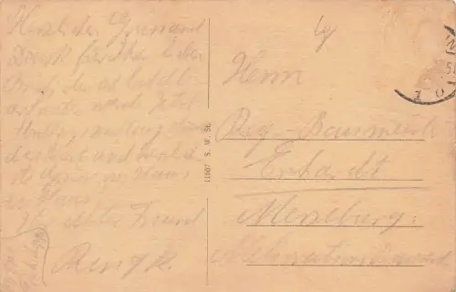 Postdirektion , Paradeplatz und Berliner Tor Stettin Pommern Postkarte AK