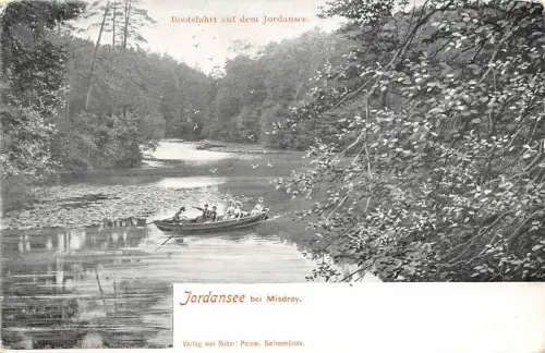 Bootsfahrt auf dem Jordansee bei Misdroy AK