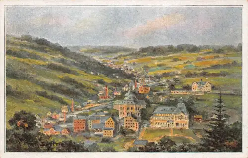 Blick ins Zwotatal Klingenthal Vogtland Sachsen Postkarte