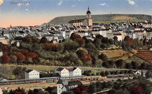 Annaberg i. S. Ansicht Kirche Feldpostkarte AK 1916