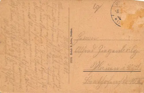 Genesungsheim Mühlhausen i.V. der Ortskrankenkasse Plauen i.V. Postkarte AK