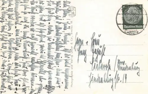 Ostseebad Zoppot (Sopot) Kurplatz AK 1941