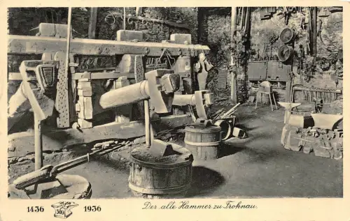 Der alte Hammer zu Frohnau Zeichen erzgebirgische Kultur Postkarte AK 1938