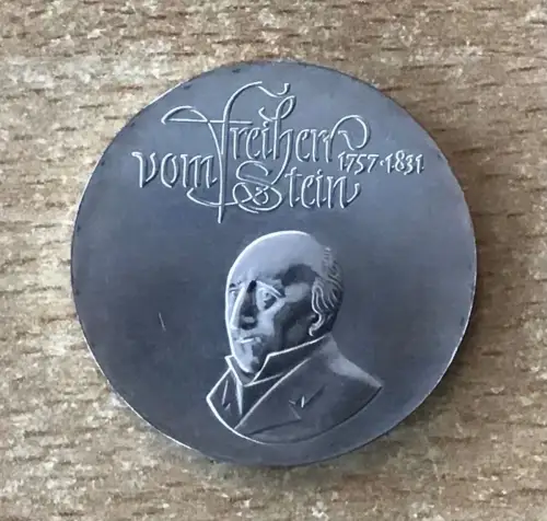 DDR 20 Mark Freiherr vom und zum Stein 1981 Silber stgl.
