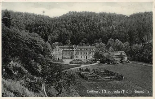 Luftkurort Stadtroda (Thür.) Neumühle Postkarte AK 1937