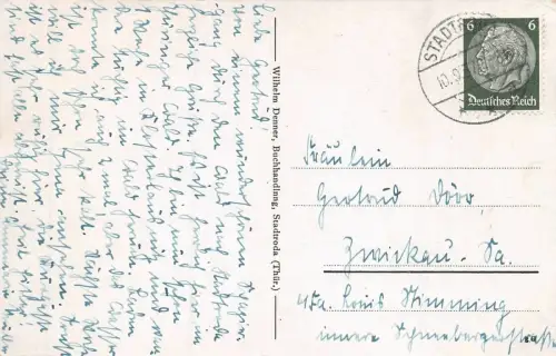 Luftkurort Stadtroda (Thür.) Neumühle Postkarte AK 1937