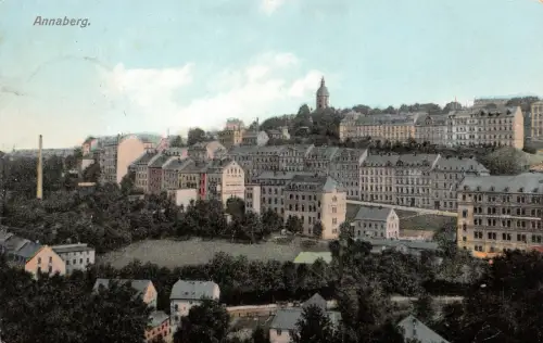 Annaberg Erzgebirge Ansicht Postkarte AK