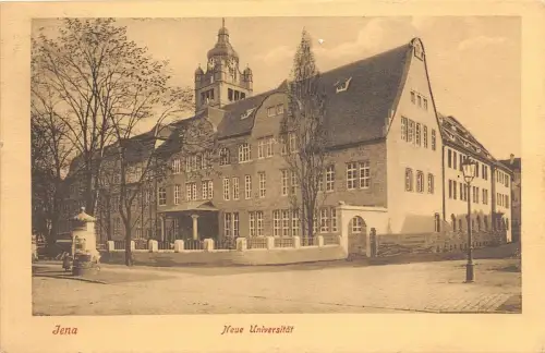 Jena Neue Universität Thüringen Postkarte 1908