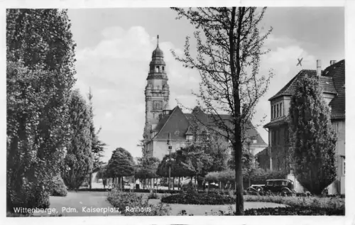 Wittenberge Potsdam Kaiserplatz Rathaus AK 1942