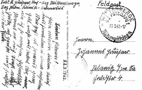 Wittenberge Potsdam Kaiserplatz Rathaus AK 1942