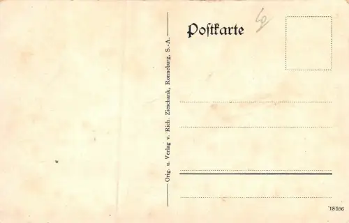 Mosen b. Wünschendorf a. d. Elster Gasthaus zum Meininger Hof Postkarte AK