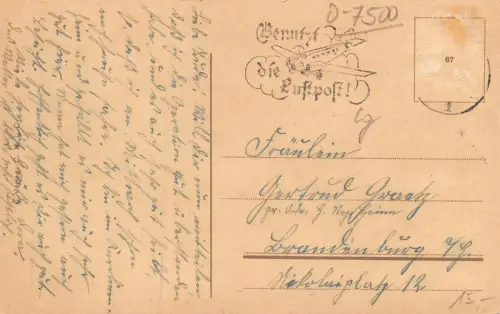 Cottbus Amtsteich Postkarte AK