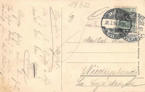 Viele Grüße! Wittenberge a.E. Hafen AK 1910